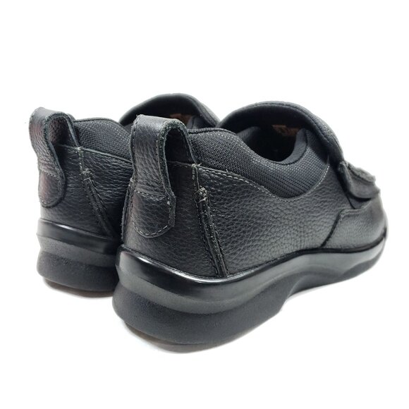 Apex Men's Size 10 XW Biomechanical Black Leather Moc Toe Shoes - Picture 4 of 11